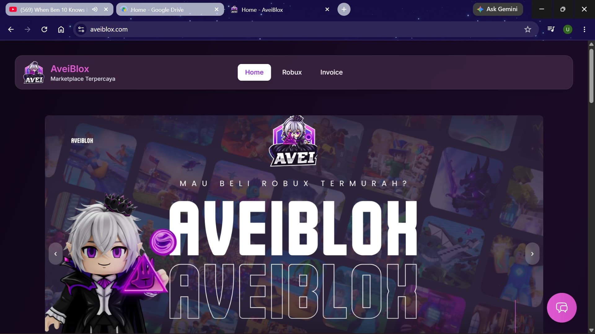 Robux E-Commerce Platform preview